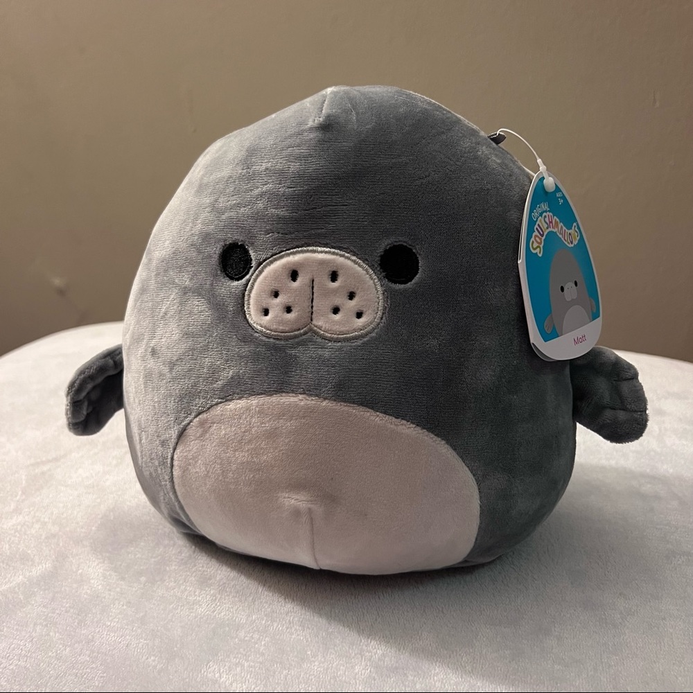 Squishmallows Matt the Manatee 8" Stuffed Animal